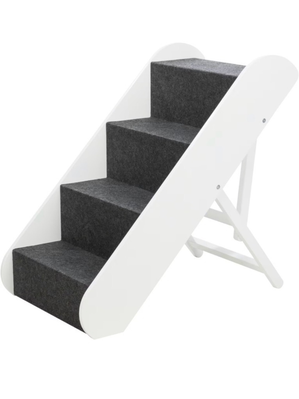 NEW Trixie Pet Stairs with Dark Gray Carpeted Steps